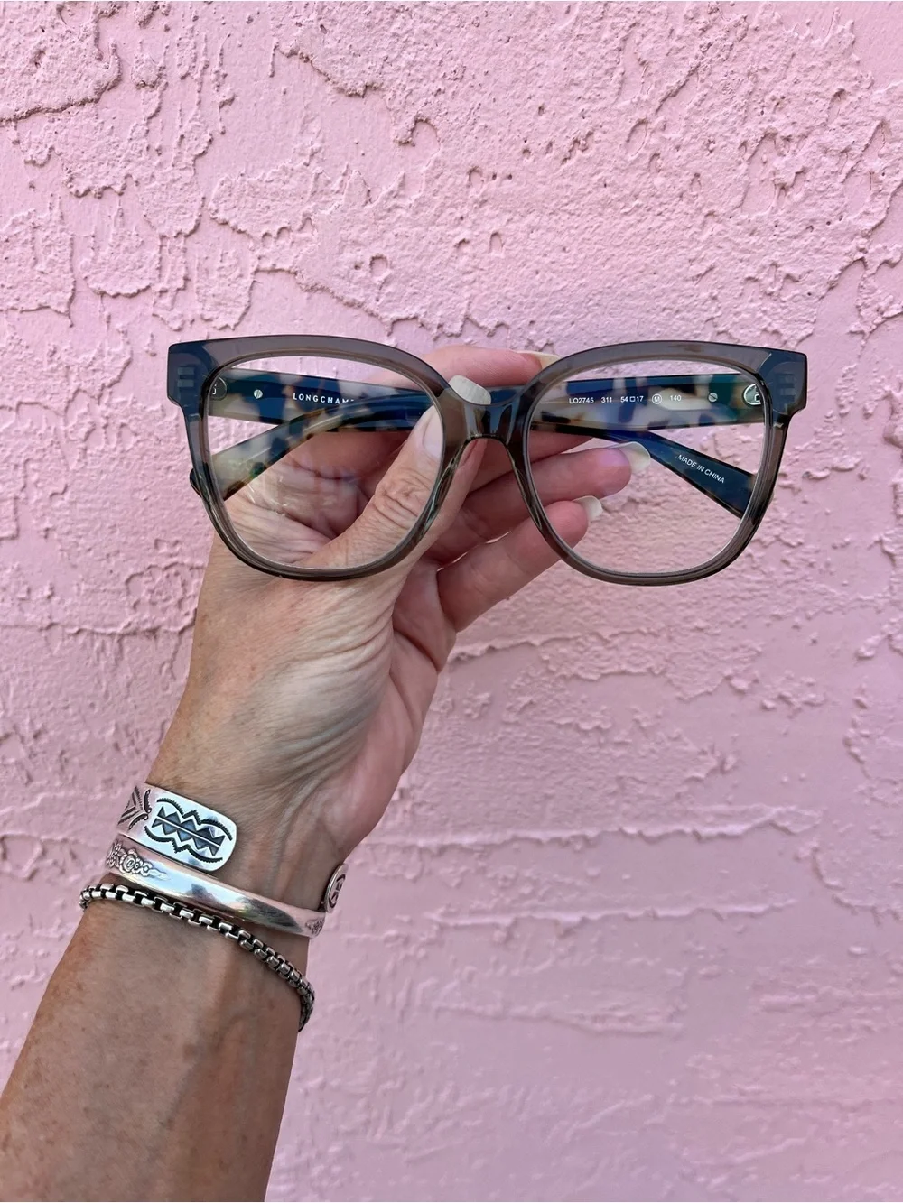 Longchamp LO2745 Eyeglass Frames Olive/Havana